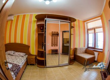 2-местная комната эконом-класса с 1 кроватью в гостевом доме «Лев», Заозерное