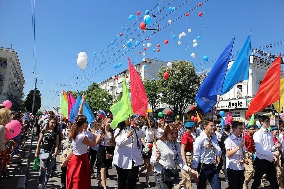 Парад на 9 мая в Крыму в Севастополе